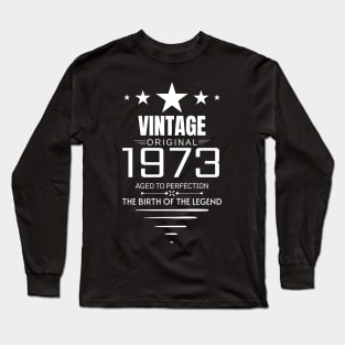 Vintage 1973 - Birthday Gift Long Sleeve T-Shirt